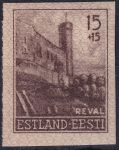 Obrázek k výrobku 42899 - 1941, Estonsko, 4N, Výplatní známka: Obnova v Estonsku - Věž \"Velkého Hermanna\" v Revalu (Tallinnu) ✶✶