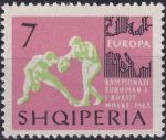 Obrázek k výrobku 43211 - 1963, Albánie, 0765, Mistrovství Evropy (I): Fotbal ✶✶