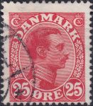 Obrázek k výrobku 43295 - 1922, Dánsko, 0122, Výplatní známka: Kristián X. ⊙