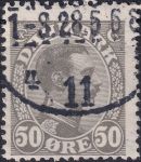 Obrázek k výrobku 43302 - 1922, Dánsko, 0126, Výplatní známka: Kristián X. ⊙