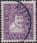 Obrázek k výrobku 43311 - 1924, Dánsko, 0131, 300 let Dánské pošty: Král Kristián IV. ⊙
