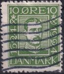 Obrázek k výrobku 43317 - 1924, Dánsko, 0137, 300 let Dánské pošty: Král Kristián X. ⊙