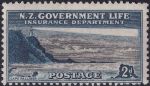 Obrázek k výrobku 43584 - 1947, Nový Zéland, P26, Známky státního životního pojištění: Majáky - Cape Palliser ✶✶