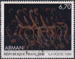 Obrázek k výrobku 44044 - 1996, Francie, 3166, 1500. výročí vítěztví Franků nad Alamany v bitvě u Zülpichu a křest Chlodvíka I. ✶✶