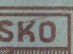Obrázek k výrobku 44192 - 1945, ČSR II, 0353aDV+VV, Výplatní známka: Košické vydání - Symbol spojenectví ČSR-SSSR ✶✶