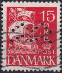 Obrázek k výrobku 44287 - 1927, Dánsko, 0168p, Výplatní známka: Karavela ⊙