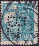 Obrázek k výrobku 44295 - 1927, Dánsko, 0168p, Výplatní známka: Karavela ⊙