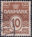 Obrázek k výrobku 44306 - 1930, Dánsko, 0184, Výplatní známka: Vlnky, s 18 srdičky ⊙