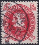 Obrázek k výrobku 44309 - 1930, Dánsko, 0184, Výplatní známka: Vlnky, s 18 srdičky ⊙