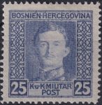 Obrázek k výrobku 44371 - 1917, Bosna a Hercegovina, 128A, Výplatní známka: Císař Karel I. ✶