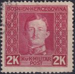 Obrázek k výrobku 44386 - 1917, Bosna a Hercegovina, 138A, Výplatní známka: Císař Karel I. ⊙