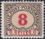 Obrázek k výrobku 44400 - 1904, Bosna a Hercegovina, DL08A, Doplatní známka: Kresba číslice ✶