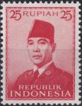 Obrázek k výrobku 44792 - 1964, Indonésie, 0453, Výplatní známka: Transport a doprava - Telegrafní služba ✶✶