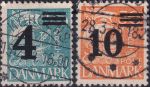 Obrázek k výrobku 44805 - 1934, Dánsko, 0208I/0209I, Vyplatní známky: Karavela ⊙