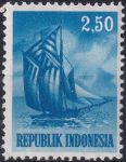 Obrázek k výrobku 44847 - 1964, Indonésie, 0438, Výplatní známka: Transportní a dopravní prostředy - Poštovní doručovací služba jízdním kolem ✶✶