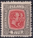 Obrázek k výrobku 44862 - 1907, Island, 0048, Výplatní známka: Král Kristián IX. a Frederik VIII. ✶