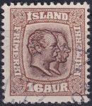 Obrázek k výrobku 44869 - 1907, Island, 0055, Výplatní známka: Král Kristián IX. a Frederik VIII. ⊙