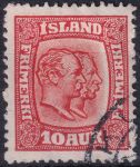 Obrázek k výrobku 44892 - 1915/1918, Island, 0079, Výplatní známka: Král Kristián IX. a Frederik VIII. ⊙
