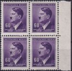 Obrázek k výrobku 44931 - 1942, Protektorát, 082, Výplatní známka: Adolf Hitler ✶✶ ⊞ o H
