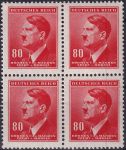 Obrázek k výrobku 44935 - 1942, Protektorát, 082, Výplatní známka: Adolf Hitler ✶✶ ⊞