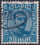 Obrázek k výrobku 44975 - 1920, Island, 0083, Výplatní známka: Král Kristián X. ⊙
