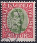 Obrázek k výrobku 44977 - 1920, Island, 0091, Výplatní známka: Král Kristián X. ⊙