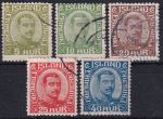 Obrázek k výrobku 44996 - 1921/1922, Island, 0099/0103, Výplatní známka: Král Kristián X. ⊙