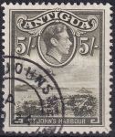 Obrázek k výrobku 45084 - 1938, Antigua, 0086, Výplatní známka: Krajina s medailonem krále Jiřího VI. ⊙