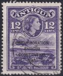 Obrázek k výrobku 45093 - 1953, Antigua, 0106, Výplatní známka: Krajina s medailonem královny Alžběty II. ⊙