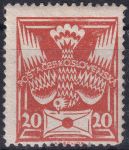 Obrázek k výrobku 45238 - 1921, ČSR I, 0148IIAVV, Výplatní známka: Holubice ✶✶