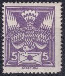 Obrázek k výrobku 45534 - 1921, ČSR I, 0144AVV, Výplatní známka: Holubice ✶