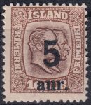 Obrázek k výrobku 45875 - 1920, Island, 0085, Výplatní známka: Král Kristián X. ✶
