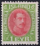 Obrázek k výrobku 45932 - 1876, Island, 0007B, Výplatní známka: Číslice s korunou v oválu ✶