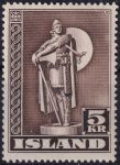 Obrázek k výrobku 45984 - 1939, Island, 0214A, Výplatní známka: Typické zemské motivy - Thorfinn Karlsefni✶✶