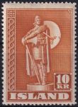 Obrázek k výrobku 45996 - 1943, Island, 0230A, Výplatní známka: Typické zemské motivy - Thorfinn Karlsefni✶✶