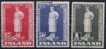 Obrázek k výrobku 46010 - 1948, Island, 0247/0253, Výplatní známky: Výbuch sopky Hekla v roce 1947 ⊙