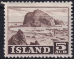 Obrázek k výrobku 46350 - 1954, Island, 0296, Výplatní známka: Rybářství a zemědělství - Přístav Vestmannaeyjar ✶✶