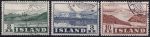 Obrázek k výrobku 46367 - 1957, Island, 0316/0318, Výplatní známky: Krajinky ⊙