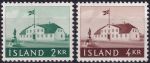 Obrázek k výrobku 46397 - 1958, Island, 0329/0330, Výplatní známky: Budova vlády ✶✶