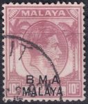 Obrázek k výrobku 46502 - 1945, Malajsko (Britská vojenská správa), 01, Výplatní známka: Král Jiří VI. ⊙