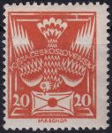 Obrázek k výrobku 46562 - 1921, ČSR I, 0148IIAVV, Výplatní známka: Holubice ✶
