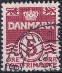 Obrázek k výrobku 46666 - 1938, Dánsko, 244x, Výplatní známka: Vlnky ⊙ ⊟