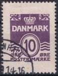 Obrázek k výrobku 46674 - 1938, Dánsko, 246xAcII, Výplatní známka: Vlnky ⊙ 