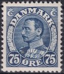 Obrázek k výrobku 46701 - 1940, Dánsko, 253, Výplatní známka: Vlnky ✶✶