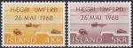 Obrázek k výrobku 46920 - 1968, Island, 0415/0416, Výplatní známky: Květiny ✶✶