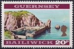 Obrázek k výrobku 46992 - 1969, Guernsey, 0021, Výplatní známka: Pohledy a znaky - Přístav Sark ✶✶