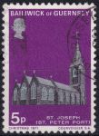 Obrázek k výrobku 47000 - 1971, Guernsey, 0060, Vánoce: Kostely - Kostel svatého Josefa ⊙ 