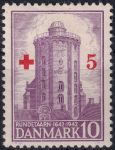 Obrázek k výrobku 47116 - 1944, Dánsko, 281, Červený kříž ✶✶