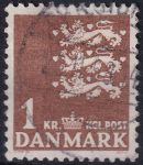 Obrázek k výrobku 47133 - 1946, Dánsko, 0289/291x, Výplatní známky: Malý říšský znak ⊙