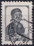Obrázek k výrobku 47274 - 1953, SSSR, 0677IIAc, Výplatní známka: Pracující - Dělnice ⊙